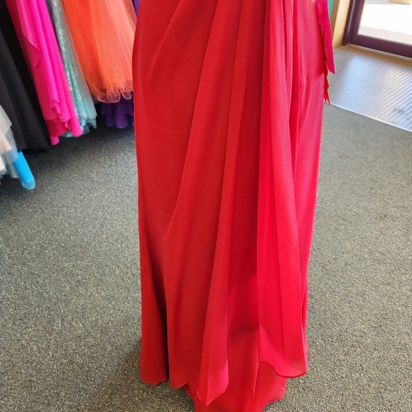 Amelia Couture 815 Red Size 6 Prom/Bridesmaid Formal Dress - Picture 3 of 4